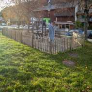 Playground in the town center