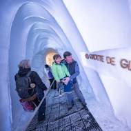 Ice Cave with Sculptures