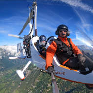 Baptism of the air Ulm pendular and Gyrocopter - Aerial photography