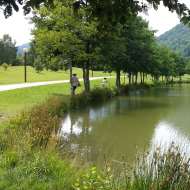 Site de pêche : plan d'eau de Laveissière