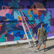 Fresco: "A truant school