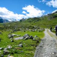 Rando VTT longues descentes et paysages de montagne avec Tarentaise Tours
