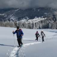 Balade raquettes dynamique La Féclaz ou Le Revard.