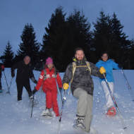 Gourmet snowshoeing getaway