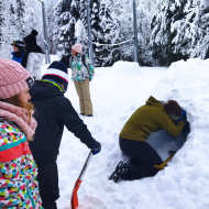 Construction d'igloo
