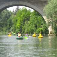 Descente en canoë sur la rivière du Guiers : parcours découverte