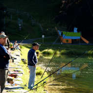 Fishing at Lake Vonnes