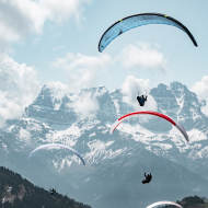 Tandem paragliding flights