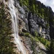 Climbing site Essert waterfall