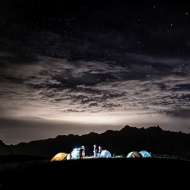 Bivouac at Lac Besson
