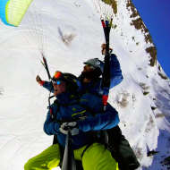 Vol en parapente biplace - Lenvair Parapente