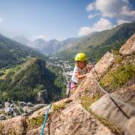 Site d'escalade de la Via Ferrata de Poingt-Ravier