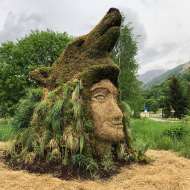 Plant sculpture in Valloire