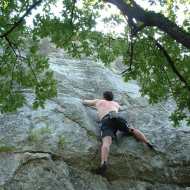 Voies d'escalade de Côte Rousse