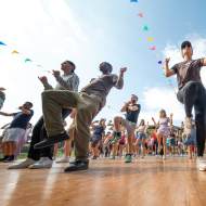 Piste de la Paine des jeux Danses Solo  - Avoriaz Danse Festival
