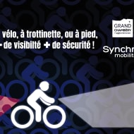 Animation visibilité à vélo : brillez c'est bien vu