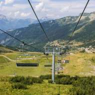 Chairlift ride