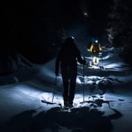 Randonnée nocturne et fondue aux Glières