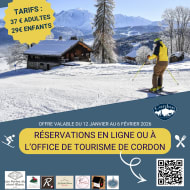 L'offre Ski-Resto de Cordon
