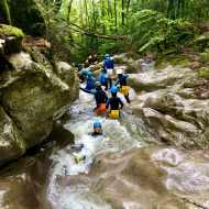 Canyoning Kids avec le bureau des Guides de Morzine Avoriaz