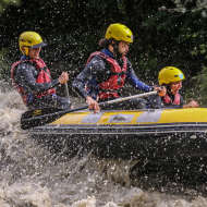 Mini-Raft Aventure à Passy avec Session Raft