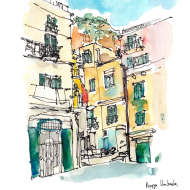 Atelier aquarelle avec Sue