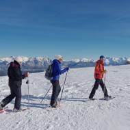 Snowshoes itinerary of Le plateau de Solaison