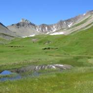 La Combe des Fours depuis le Cochenet - sentier pédestre