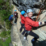 Via ferrata de la Fraîche & tyroliennes