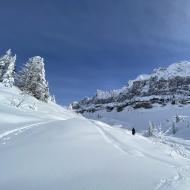 Snowshoe itinerary: Col de Bostan (unmarked)