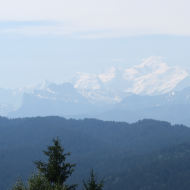 Le Mont Caly depuis le Col de l'Encrenaz