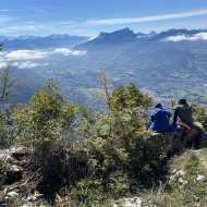 Le mont Peney depuis le parking de la Doria fermé du 26/08/26 au 02/09/26
