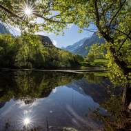 Le lac Lovitel et le refuge des Clots