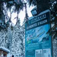 Itinéraire de ski de randonnée Au fil de l'Aup