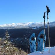 Schneeschuhpfad : Der Aussichtspunkt von Truchet