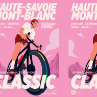 Passage de la cyclosportive Haute-Savoie Mont-Blanc Classic