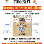 Concours de Pétanque Ludique, 15ème édition
