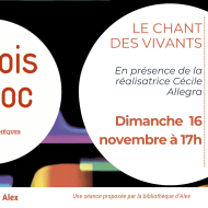 Projection du film documentaire "Le chant des vivants"