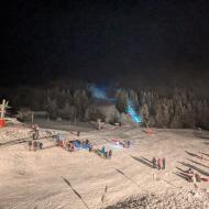 Torchlight descent at La Chèvrerie