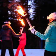 Torchlight descent