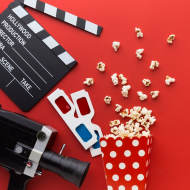 Séance de cinéma au col du Marais