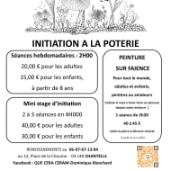 Atelier de poterie - Peinture sur faïence