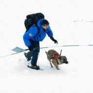 Info et prévention sur les activités de montagne hivernales par le PGHM