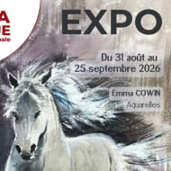 Exposition d'aquarelles d'Emma COWIN