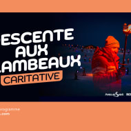 Charity torchlight descent