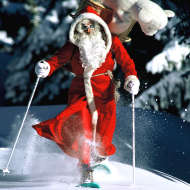Father Christmas arrives