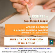 Writing Workshop - with Richard Cooper