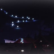 Descente aux flambeaux  des moniteurs de l'ESF