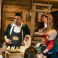 Visit of an Abondance cheese maturing cellar