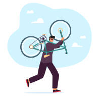 Jeu de piste - Le vélo magique dispau